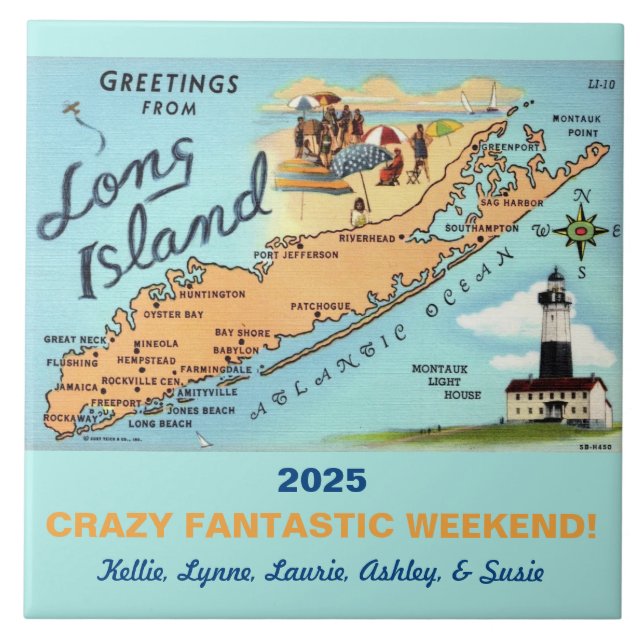Azulejo Memoria de Long Island (Frente)