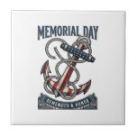 Azulejo Memorial Day Anchor Remember Honor Vintage Shirt_1<br><div class="desc">Memorial Day Anchor Remember Honor Vintage Shirt_1</div>