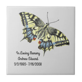Azulejo Memorial de Mariposa Personalizado