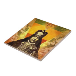 Azulejo Menen Asfaw Haile Selassie Su Majestad Jah Rastafa