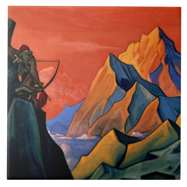 Azulejo “Mensaje de Shambala” de Nicholas Roerich (Frente)
