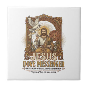 Azulejo Mensajero de Jesús Paloma Mensajero de Jesús Palom