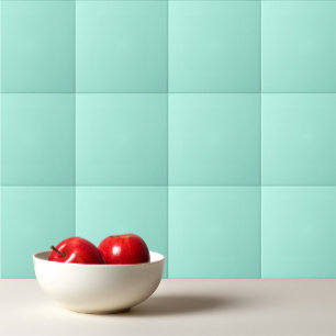 Azulejo menta fresca de color sólido