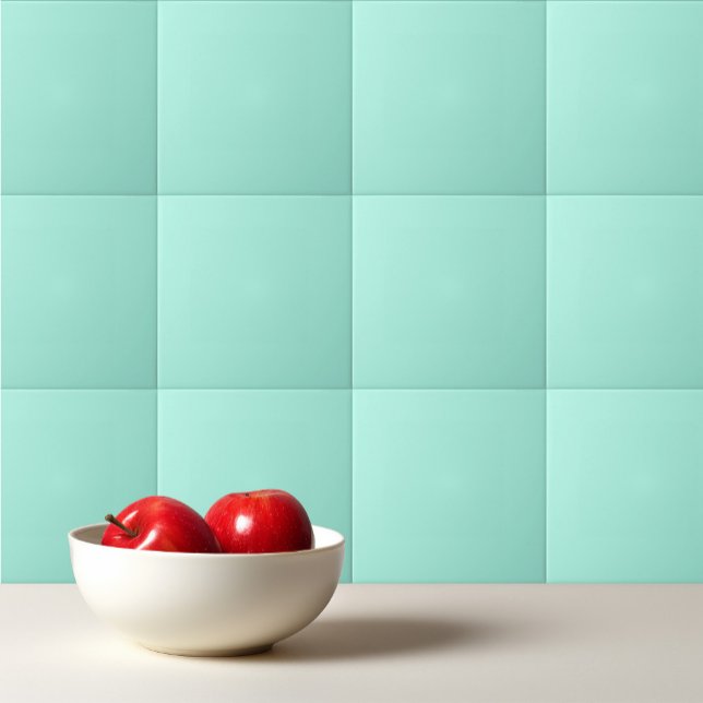 Azulejo menta fresca de color sólido (Subido por el creador)