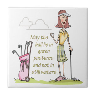 Azulejo Mentira en pastos verdes