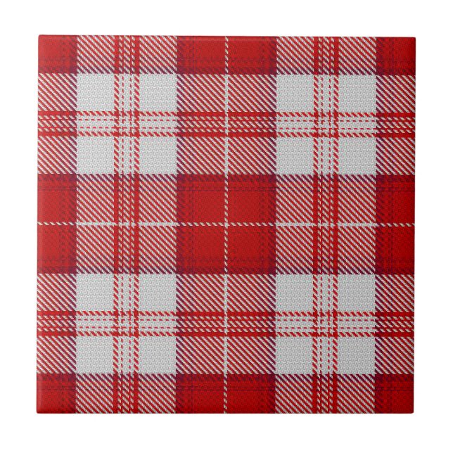 Azulejo Menzies Red Tartan (Frente)