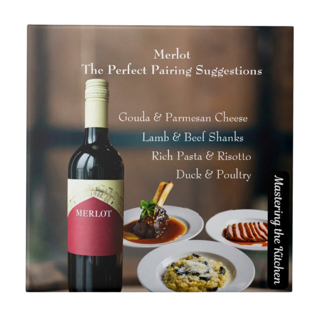 Azulejo Merlot Wine Pairing/Mastering the Kitchen (Frente)