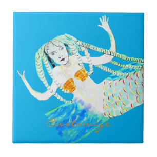 Azulejo Mermaids con Dreadlocks Thunder_Cove