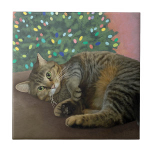 Azulejo Merry Mischief - Navidades Kitty