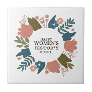 Azulejo Mes de la Historia de la Mujer