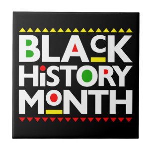 Azulejo Mes de la Historia Negra Melanin King Reina Sista