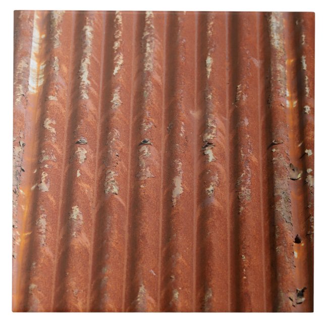 Azulejo Metal Corrugado Rústico (Frente)