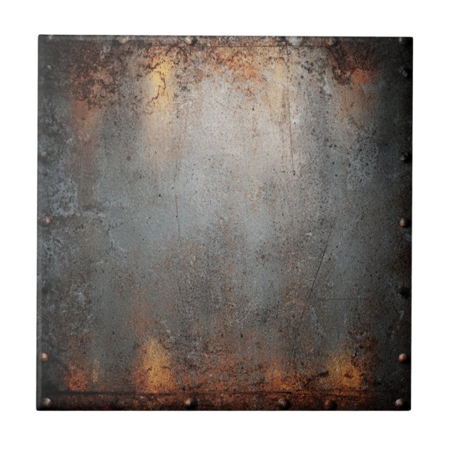 Azulejo Metal Industrial Rústico (Frente)