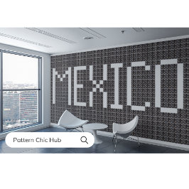 Azulejo México Cráneo de Azúcar Moderno Elegante Decorativ