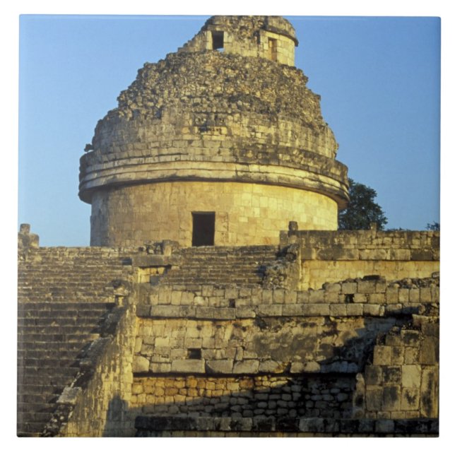 Azulejo México, Yucatán. Caracol: astronómico (Frente)