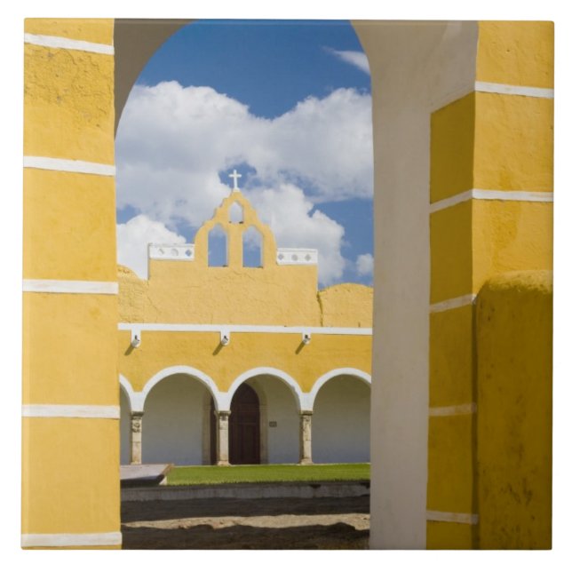Azulejo México, Yucatán, Izamal. El Convento Franciscano 2 (Frente)