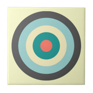 Azulejo Mezcla gris, bullseye de Shirley Taylor