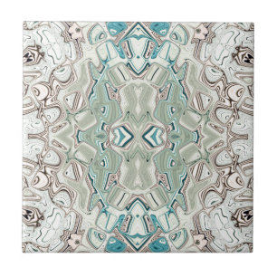 Azulejo Mezcla Turquesa Y De Cobre