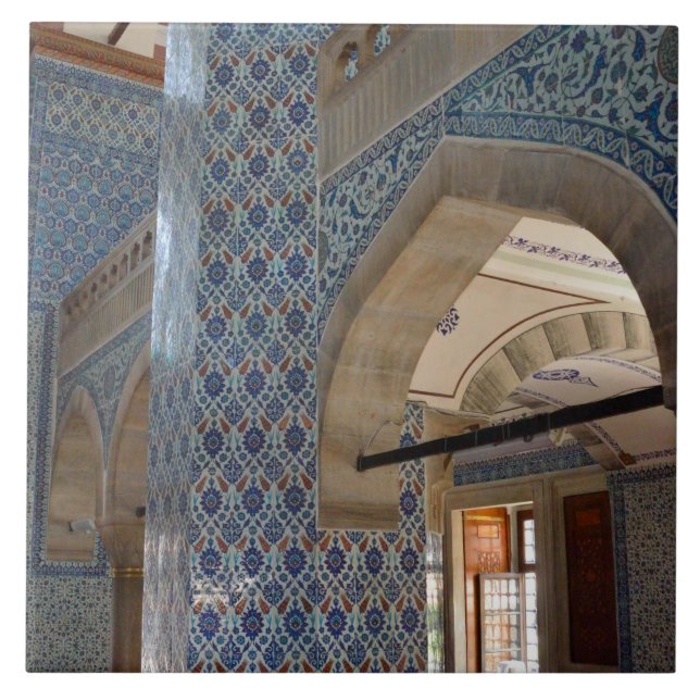 Azulejo Mezquita del bajá de Rustem en Estambul (Frente)