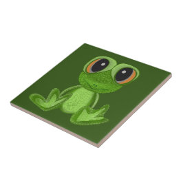 Azulejo Mi amigo de la rana verde