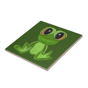 Azulejo Mi amigo la rana verde