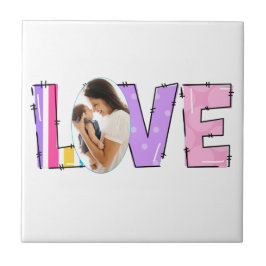 Azulejo Mi Amor Mi Familia | Crea tu propia foto