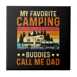 Azulejo Mi camping favorito - mis compañeros me llaman pap