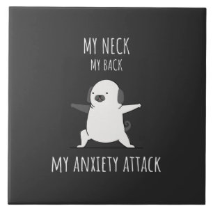 Azulejo Mi Cuello Mi Espalda Mi Ataque De Ansiedad