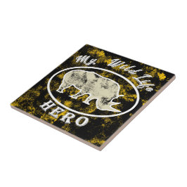 Azulejo Mi héroe de vida salvaje