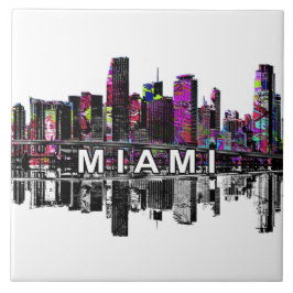 Azulejo Miami, Florida en graffiti