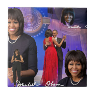 Azulejo Michelle Obama