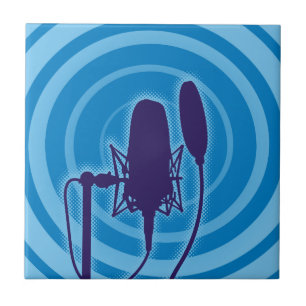 Azulejo Micrófono de estudio