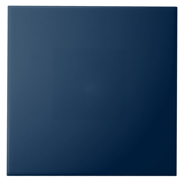 Azulejo Midnight Navy, Deep Ocean Blue | #002448 (Frente)