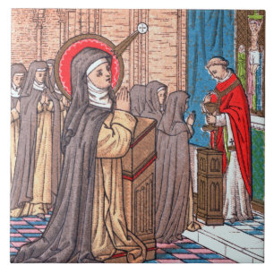 Azulejo Milagro de Bl. Imelda Lambertini (VVP 010)