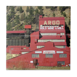 Azulejo Mina Argo Gold & Mill, Idaho Springs, Colorado