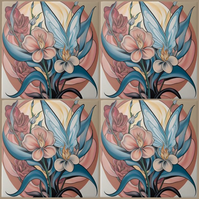 Azulejo Minerva (Minerva Ceramic Tile (Four by Four)
)