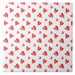 Azulejo MINI HEARTS 6x6 Tile cerámico