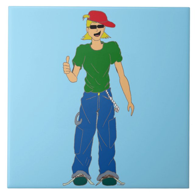 Azulejo miniaturas hacia arriba (Frente)