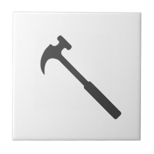 Azulejo Minimalismo elegante martillo gris negro blanco