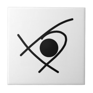 Azulejo Minimalismo Resumen Arte Negro y Blanco