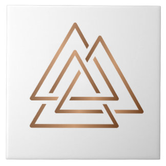 Azulejo Minimalista del Nudo de la Trinidad Modern