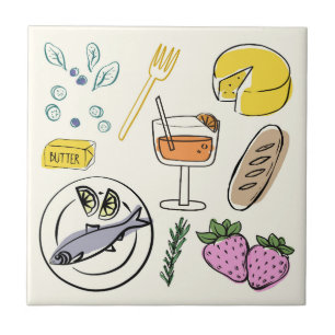 Azulejo Minimalista Foodie