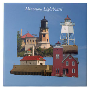 Azulejo Minnesota Lighthouses Tile