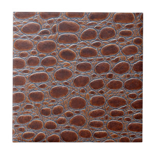 Azulejo Mirada del cocodrilo de Brown
