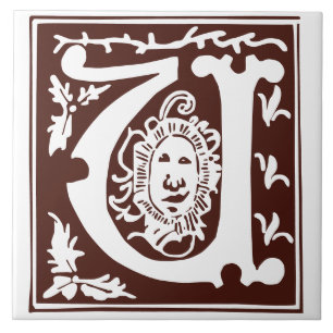 Azulejo Míticas criaturas del siglo XVI Capital decorativa