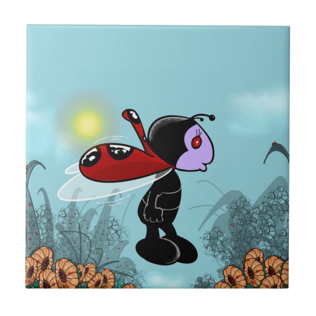 Azulejo Mizz Ladybug (Frente)