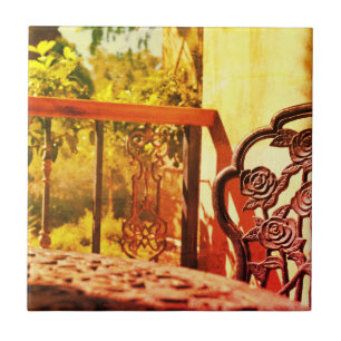 Azulejo Mobiliario de jardín de estilo italiano