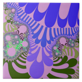 Azulejo Mod rosa y púrpura