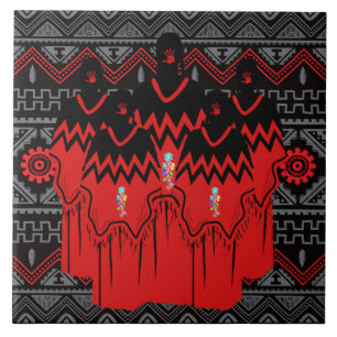 Azulejo Moda de MMIW Ayasha Patrón Suroeste Tile de cerá