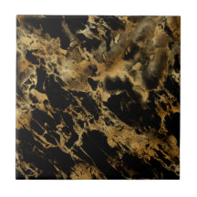 Moda de moda de Black Gold Marble Agate